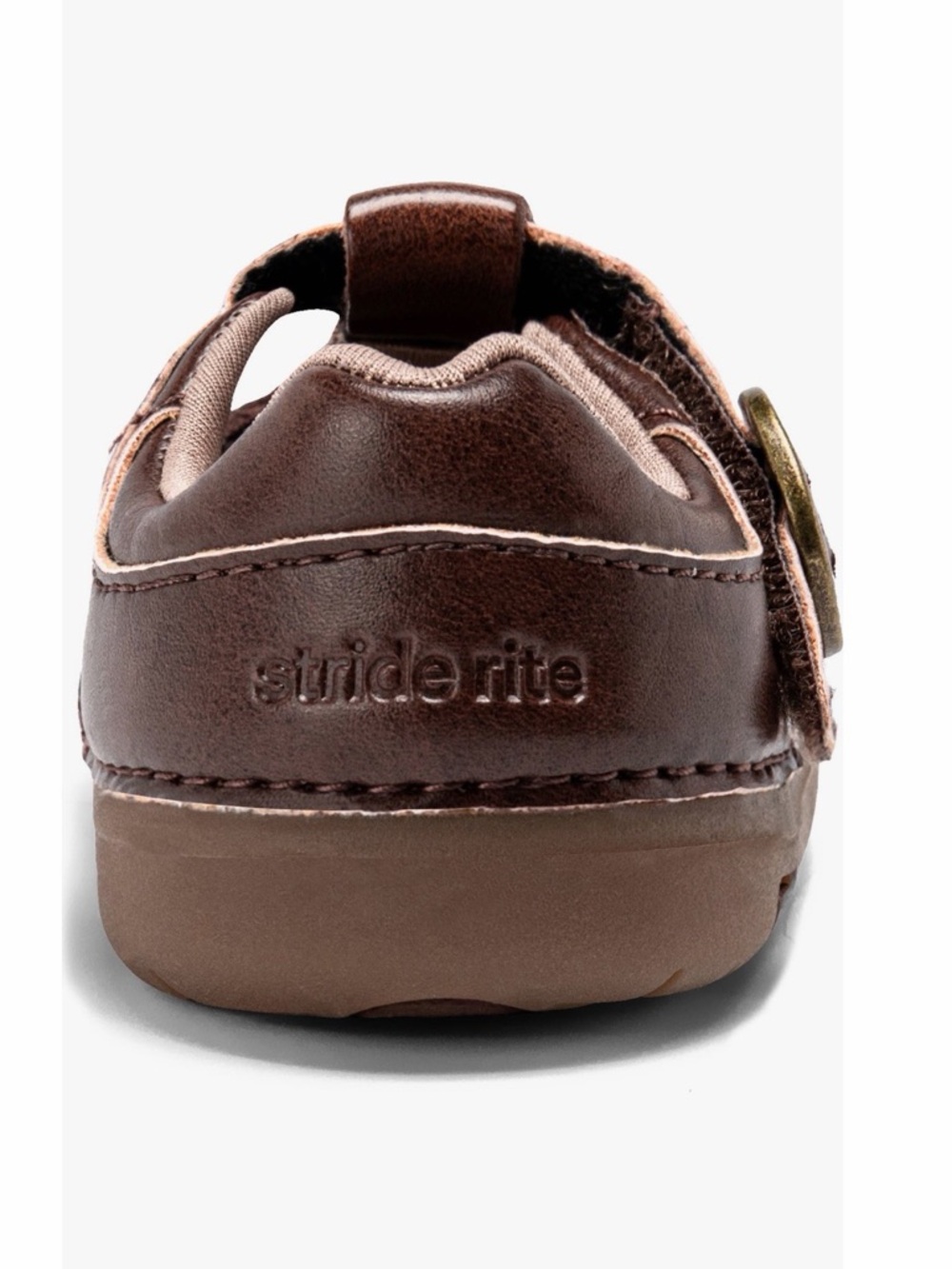 Stride Ride Soft Motion Mini Mara T-Strap Shoes- Color: Cedar- Size 4 M - Picture 6 of 13